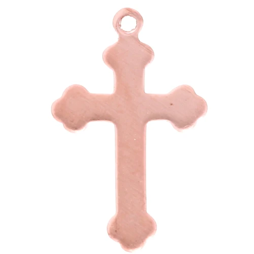 Pendente a croce 20,5x13 mm per Efcolor rame in polvere x1