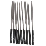 Set di 10 lime ad ago da 17 cm - grana grossa - utensili per gioielleria x1