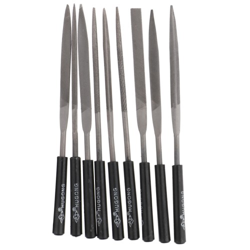 Set di 10 lime ad ago da 17 cm - grana grossa - utensili per gioielleria x1