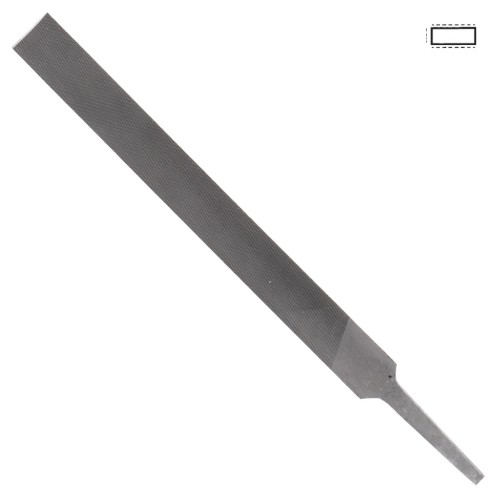 Lima per piastrelle 200 mm - grana fine - utensili per gioielleria x1