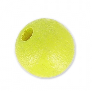 Tonde in legno mm. 6 Giallo madreperlato x25