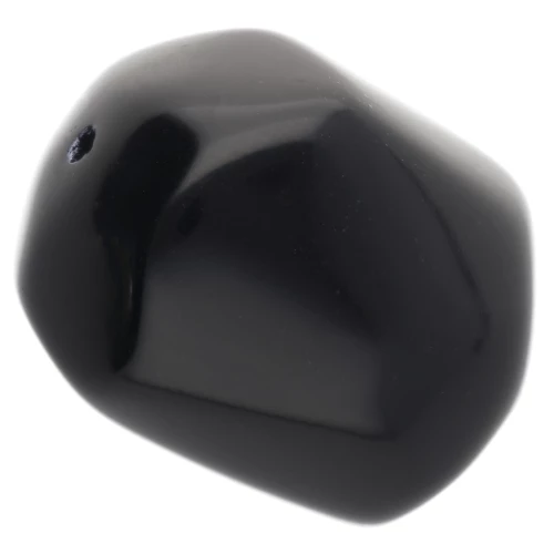Perla barocca irregolare in resina opaca 22x17 mm - Nero x1