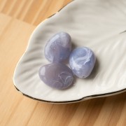 Perla di resina piatta irregolare opaca 25x20 mm - Grigio ghiacciaio marmorizzato x1