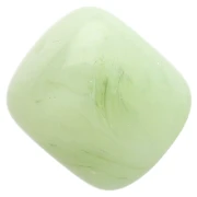 Perle in resina traslucida 16x14 mm - Lichene marmorizzato x4