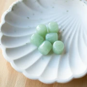 Perle tubolari in resina traslucida 12x11 mm - Lichene marmorizzato x6