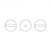 Perline PureCrystal 5810 mm. 10 Pearlescent White Pearl x5