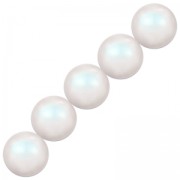 Perline PureCrystal 5810 mm. 5 Pearlescent White Pearl x15|raw }}