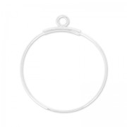 Intercalari a cerchio da decorare mm. 25 Argento 925 x2