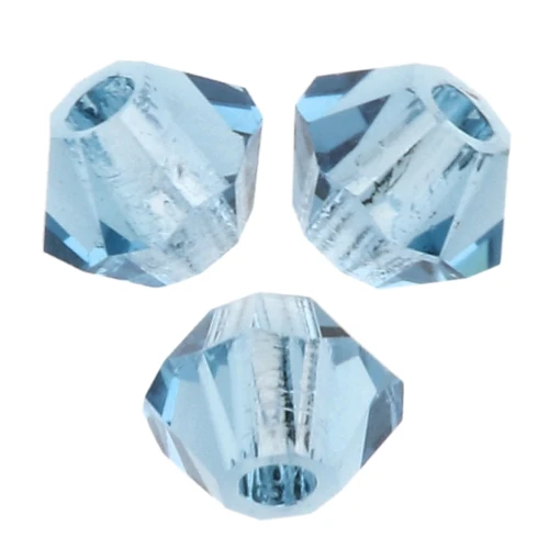 Perle Preciosa - Biconi 3 mm - Malibu Blue x30