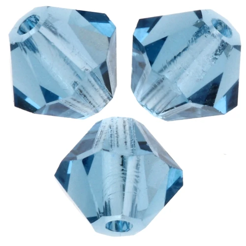 Perle Preciosa - Biconi 5 mm - Malibu Blue x12
