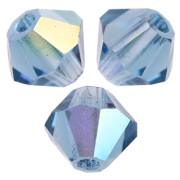 Perle Preciosa - Biconi 4 mm - Malibu Blue AB x30