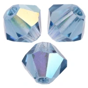 Perle Preciosa - Biconi 4 mm - Malibu Blue AB x30