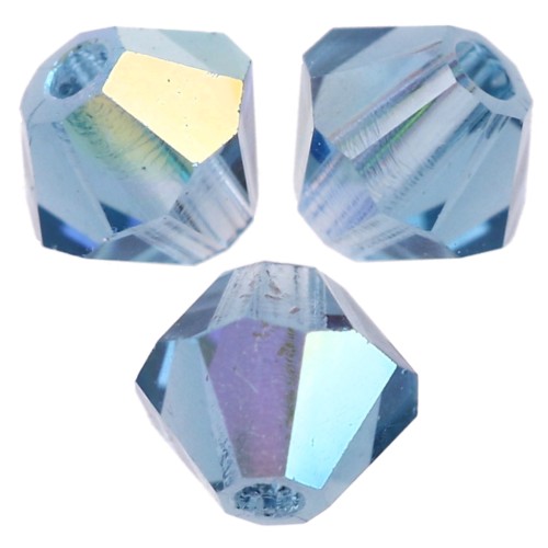 Perle Preciosa - Biconi 4 mm - Malibu Blue AB x30