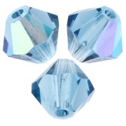 Perle Preciosa - Biconi 5 mm - Malibu Blue AB x12|raw }}