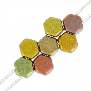 Honeycomb 6 mm Metallic Iris Satin x20