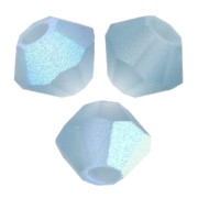 Perle Preciosa - Biconi 3 mm - Malibu Blue AB Matt x30|raw }}