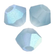 Perle Preciosa - Biconi 3 mm - Malibu Blue AB Matt x30