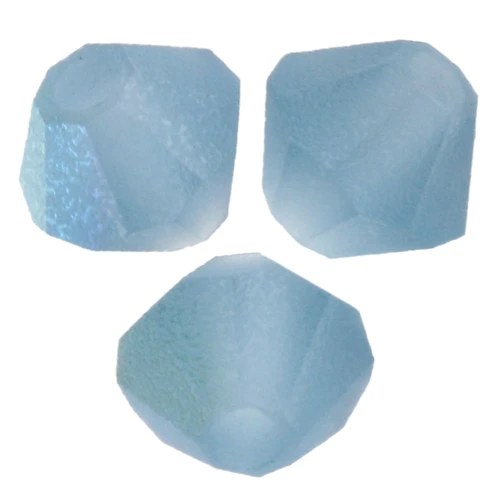 Perle Preciosa - Biconi 4 mm- Malibu Blue AB Matt x30