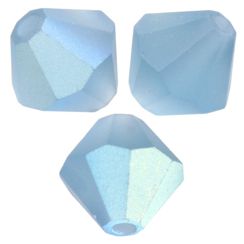 Perle Preciosa - Biconi 6 mm - Malibu Blue AB Matt x12