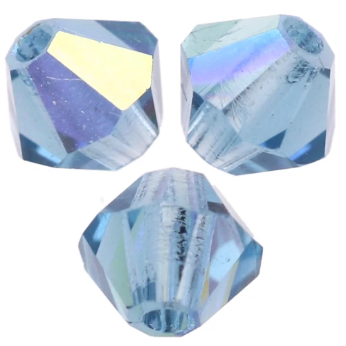 Perle Preciosa - Biconi 4 mm - Malibu Blue AB 2X x30