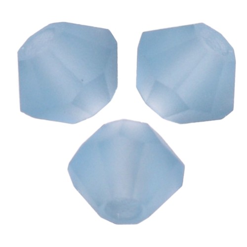 Perle Preciosa - Biconi 3 mm - Malibu Blue Matt x30