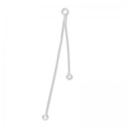 Intercalari catenina serpentine 3/5 cm in Argento 925 x2