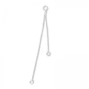 Intercalari catenina serpentine 3/5 cm in Argento 925 x2