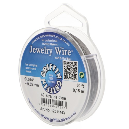 Cavo tondo 49 fili 0,35 mm - Acciaio inox x9,15 m