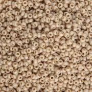 Rocaille Miyuki 15/0 4691 - Opaco smaltato ala di falena Mat AB x8g