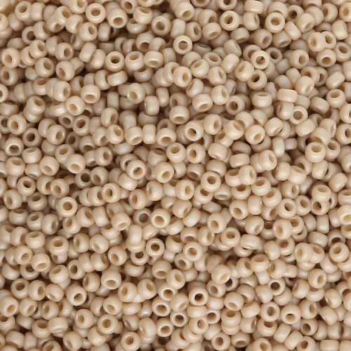 Rocaille Miyuki 15/0 4691 - Opaco smaltato ala di falena Mat AB x8g