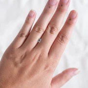 Acquamarina rettangolare 5,4x3,3 mm - 0,40 carati