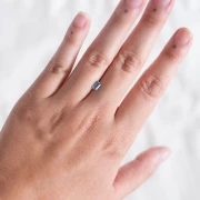 Acquamarina rettangolare 5,4x3,7 mm - 0,40 carati