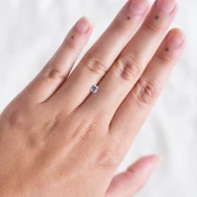 Acquamarina rettangolare 4,1x3,8 mm - 0,50 carati