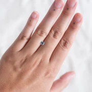 Acquamarina rettangolare 6,4x5,7 mm - 1,05 carati