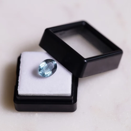 Acquamarina ovale 9,9x7,6 mm - 2,25 carati