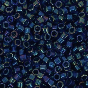 Miyuki Delica 11/0 DB1763 - Emerald Lined Cobalt AB x8g