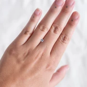 Acquamarina quadrata 3,4x3,4 mm - 0,35 carati