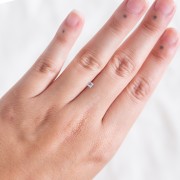 Acquamarina quadrata 2,9x2,8 mm - 0,30 carati