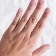 Cuscino di acquamarina 4,1x3,9 mm - 0,40 carati