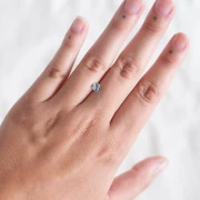 Trilione di acquamarina 5,1 mm - 0,50 carati