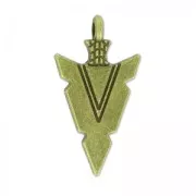 Pendente freccia mm. 30 bronzo x1