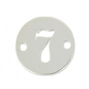 Separatore 2 fori numero 7 - mm. 8.5 in Argento 925 x1|raw }}