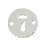 Separatore 2 fori numero 7 - mm. 8.5 in Argento 925 x1