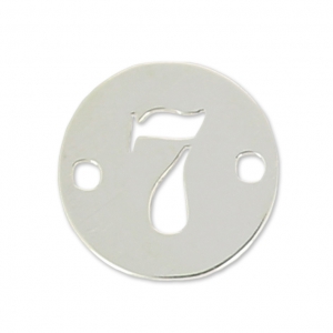 Separatore 2 fori numero 7 - mm. 8.5 in Argento 925 x1