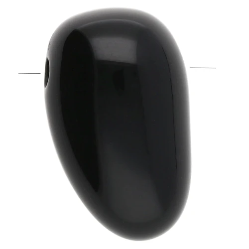 Pendente acrilico 24x14 mm - Nero x1
