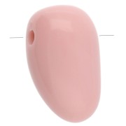 Pendente acrilico 24x14 mm - Rosa chiaro x1|raw }}