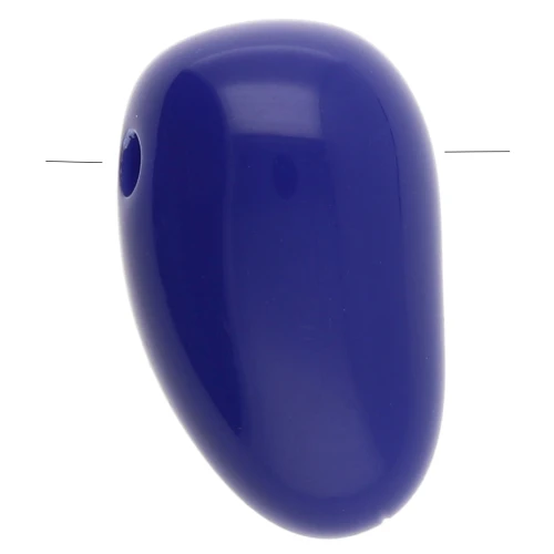 Pendente acrilico 24x14 mm - Blu reale x1