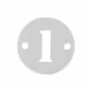 Separatore 2 fori numero 1 - mm. 8.5 in Argento 925 x1