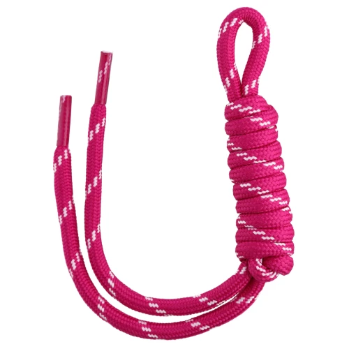 Attacco in paracord per portachiavi e borsa grigri - 22 cm - Fucsia x1
