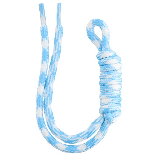 Attacco paracord per portachiavi e borsa grigri - 22 cm - Sky Blue White x1